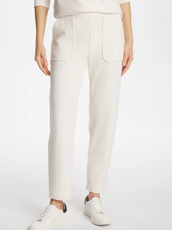 Chico's Pants - NWT Chico’s Zenergy Soft Waffle Tapered Ankle Pants | Cream Size 0